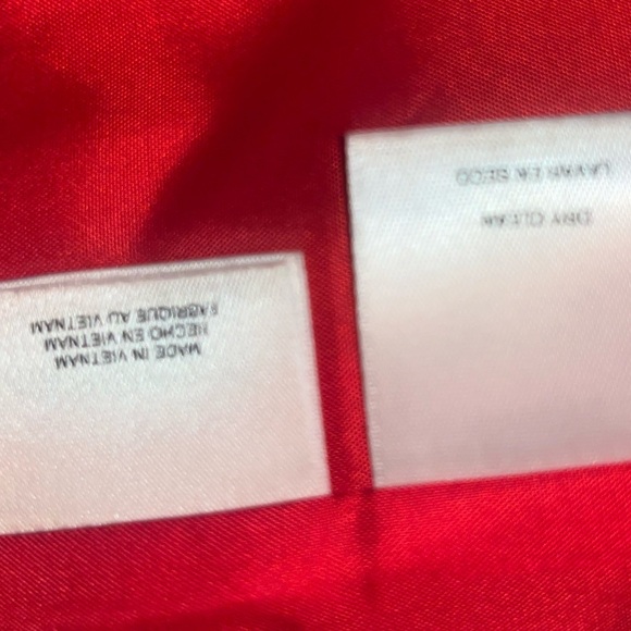 Beautiful Red Nine West Red Dress Jacket Coat Sz 14 - Picture 5 of 9